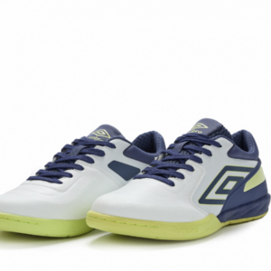 Zapatilla de Fútbol Sala Umbro Chaleira III Pro White / Skipper Blue / Shadow Lime